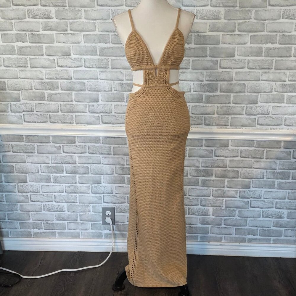 Love Sense Knit Maxi Dress Cover Up Resort Beach Spring Break NWT Swim $80